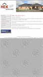 Mobile Screenshot of hek-bau.de